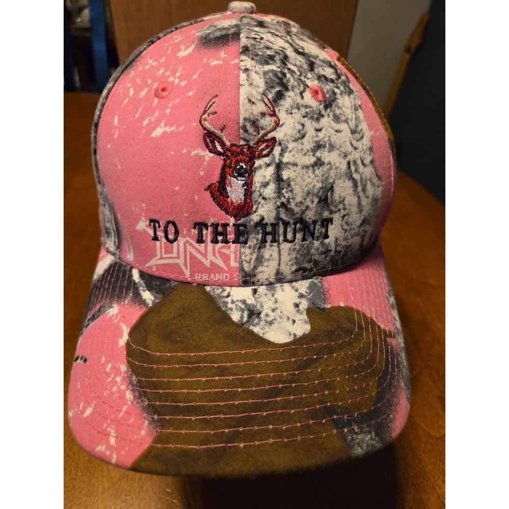Dominant Pink Camouflage To The Hunt Baseball Hat NWT